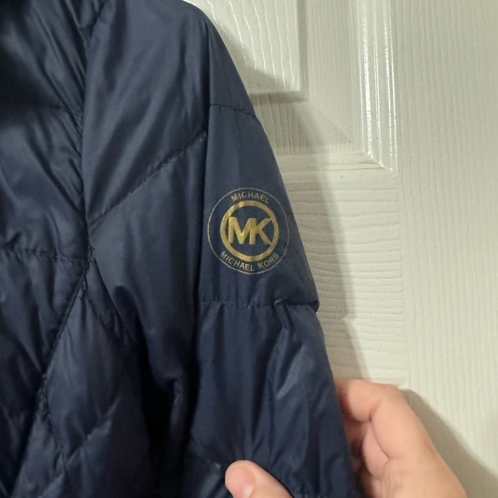 Michael kors packable down zip up puffer jacket size small VVVGUC - Picture 3 of 7